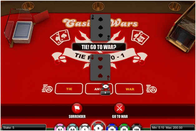 What is the terrific casino war strategy for beginners?