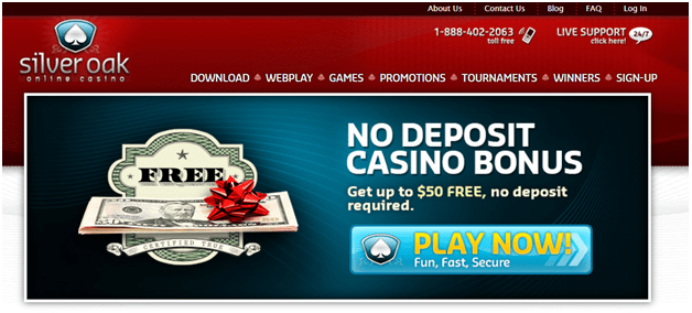 Silver Oak Casino No Deposit Bonus Codes 2021