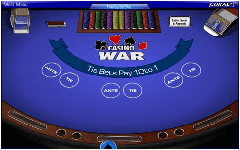 Play casino war online закон букмекерских конторах