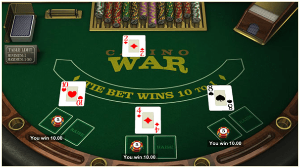 Casino war game