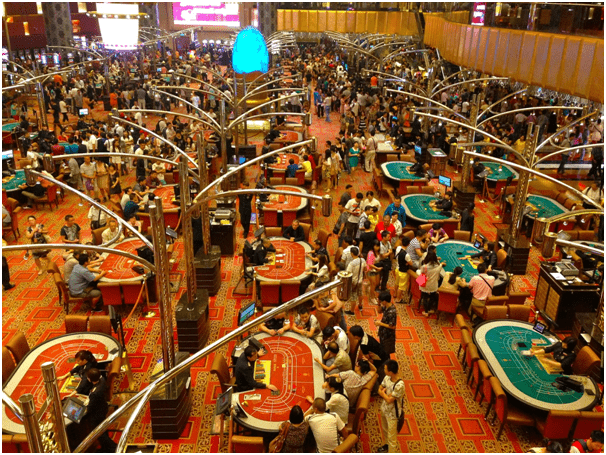 Gaming floor at Macau